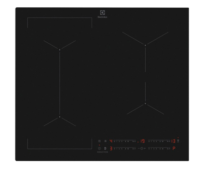 Płyta indukcyjna Electrolux EIV63449CT SaphirMatt SlimFit Hob2Hood Bridge Czarny mat